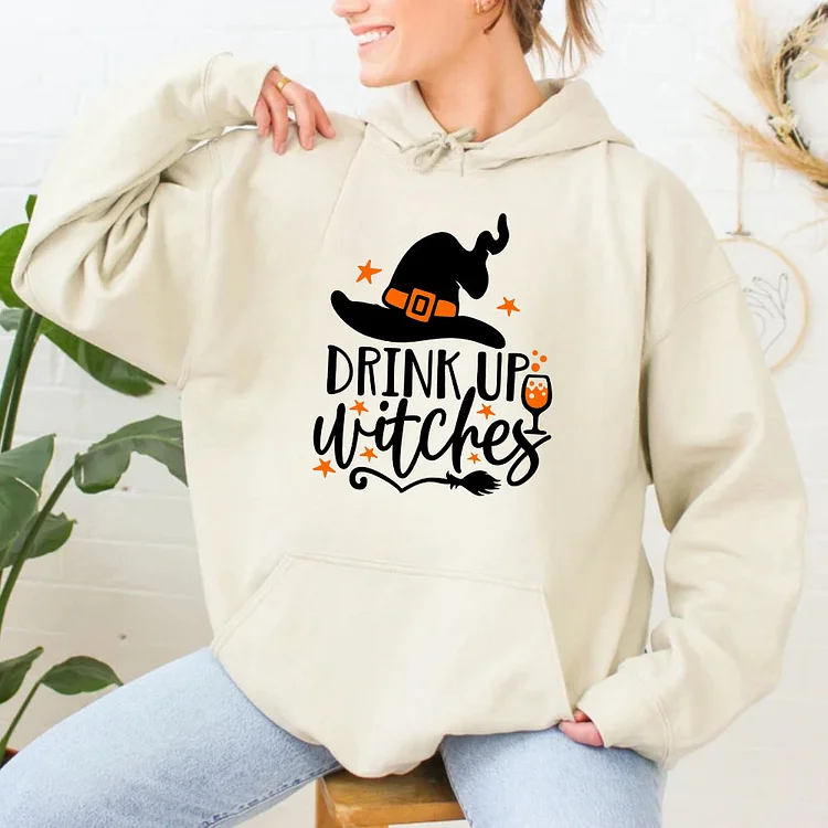 Drink Up Witches Shirt, Halloween Party Hoodie, Sweatshirt, Tshirt