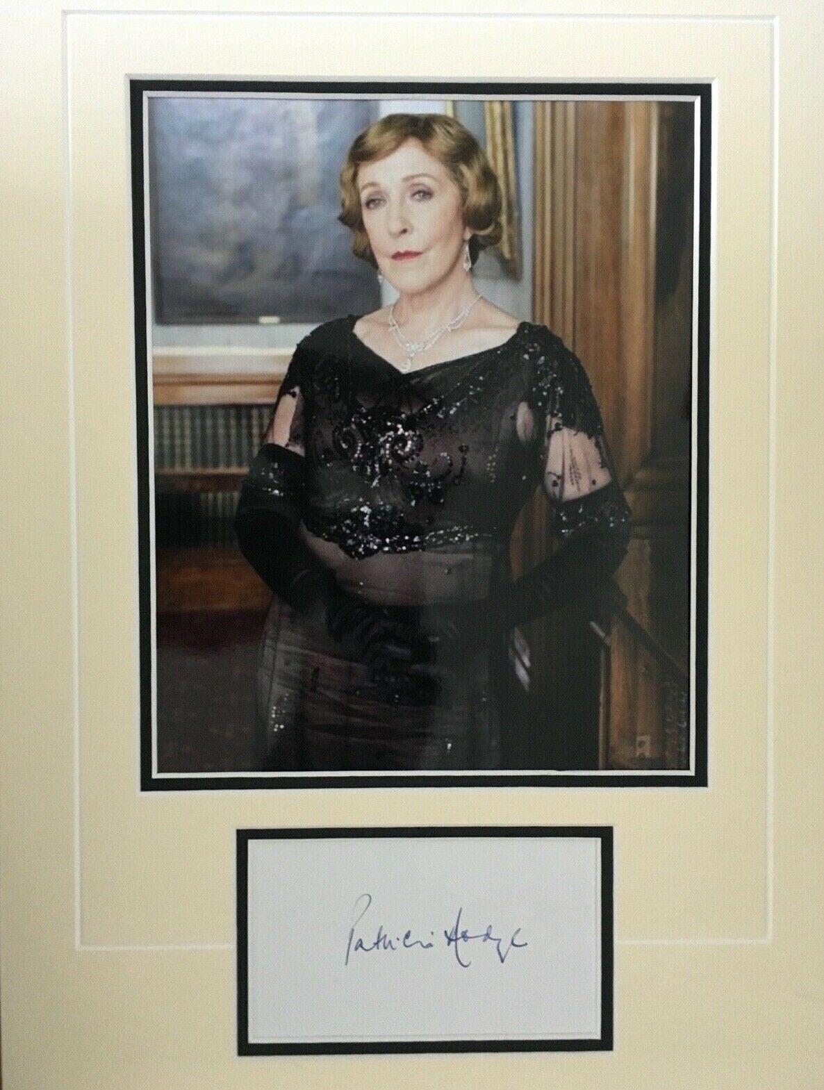 PATRICIA HODGE - DOWNTON ABBEY ACTRESS - SUPERB SIGNED Photo Poster painting DISPLAY