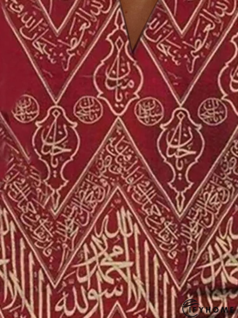 Casual Long Sleeve V Neck Printed Top | IFYHOME