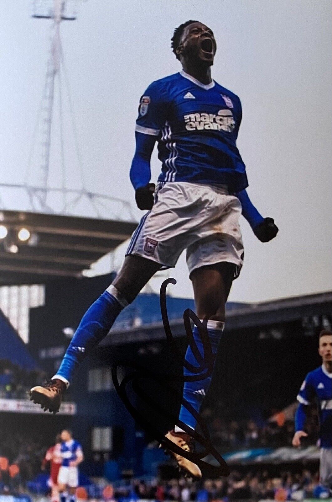 Dominic Iorfa Genuine Hand Signed Ipswich Town 6X4 Photo Poster painting