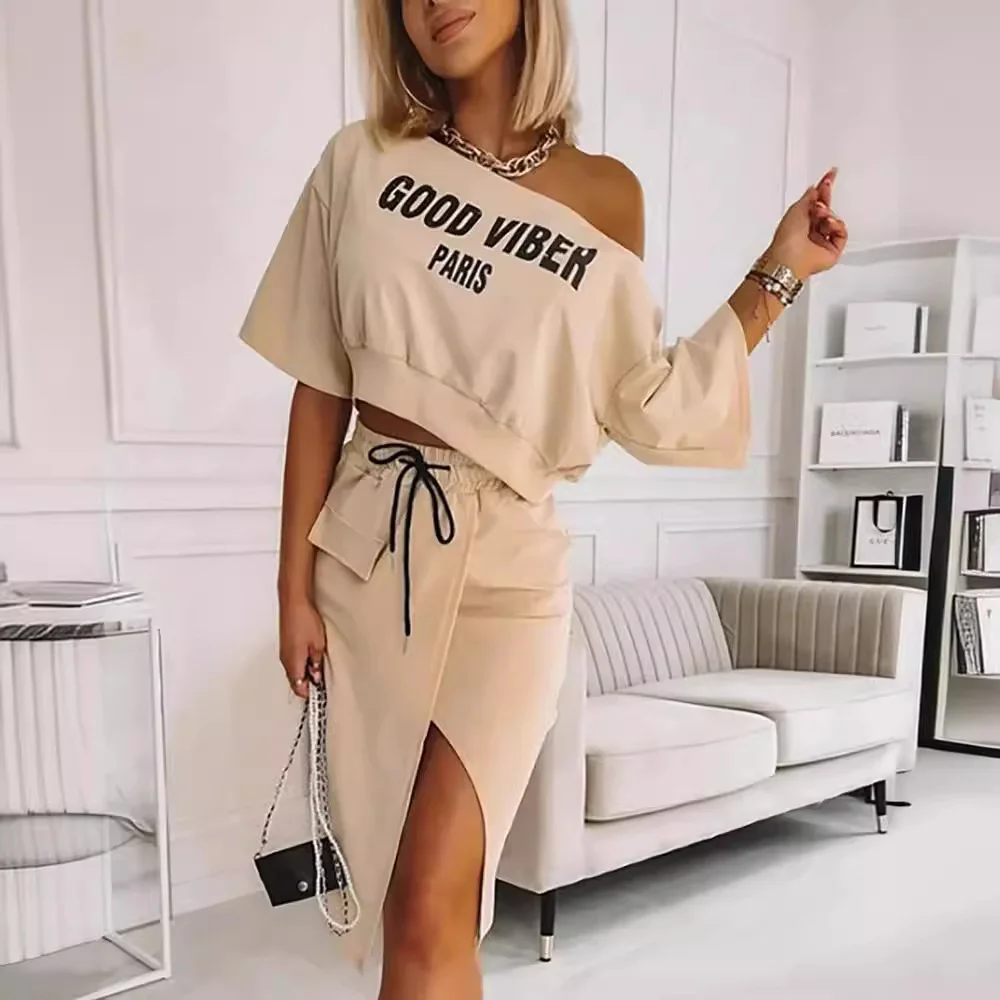 Wongn New Style Independent Station Fashion Fashion Print Suit Skirt Spot