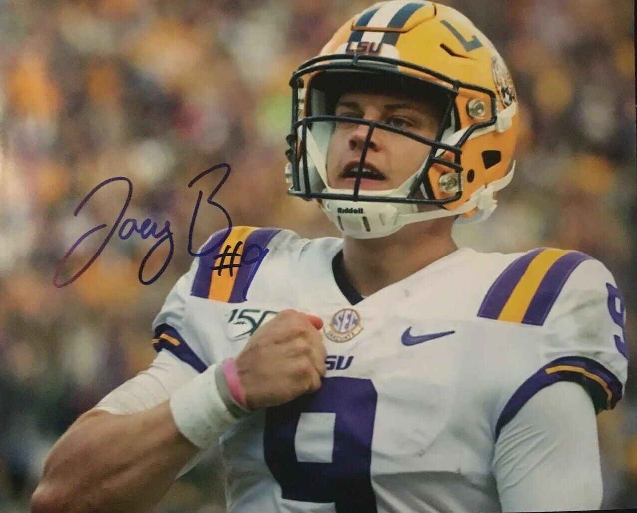 Joe Burrow Autographed Signed 8x10 Photo Poster painting ( LSU Tigers ) REPRINT