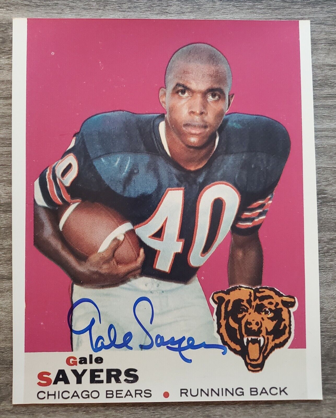 Gale Sayers Signed 8x10 Photo Poster painting Chicago Bears Running Back NFL HOF LEGEND JSA