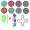8pcs Diamond Painting Coasters with Holder for Beginner Adults Kids
