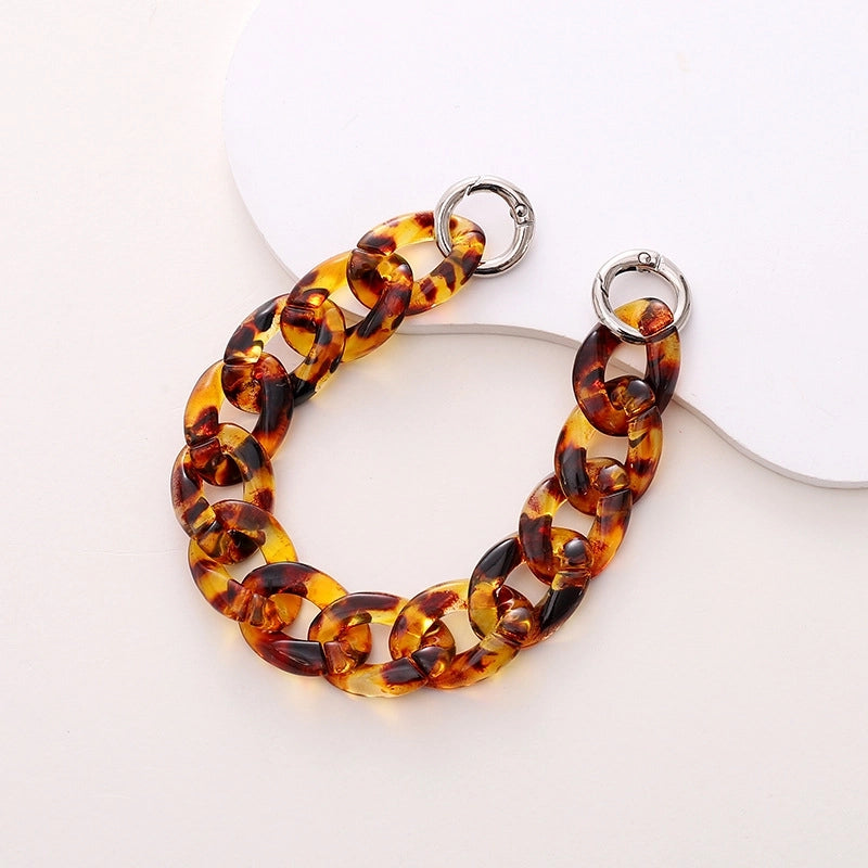 Retro Classic Style Geometric Arylic Mobile Phone Chain