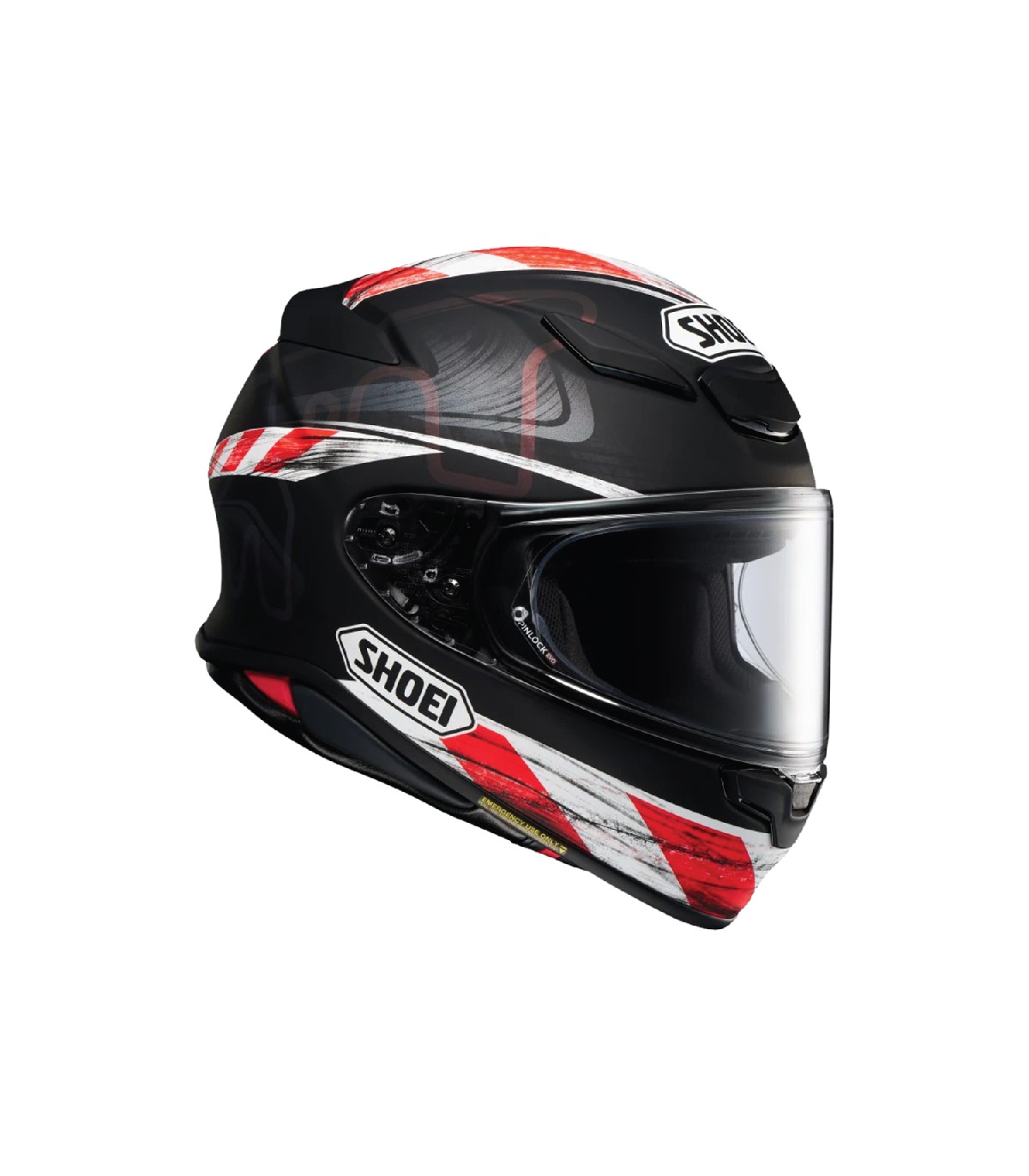 Shoei Z8 White Motorcycle Sports Gear Full Face Helmet Knee Down TC5