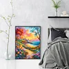 Flowers Landscape-11CT Stamped Cross Stitch 40*55cm/15.75*21.65in tapestrymarket