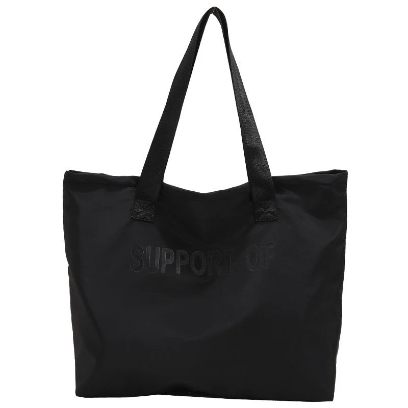 Women's Bag Totes Simple Fashion Nylon Waterproof Large Capacity Casual Ladies Shopper Women Handbag Female Travel Shoulder Bags