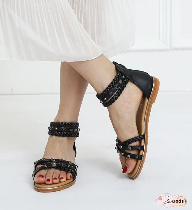 Women Beach Vacation Big Size 43 Edges Sandals Comfortable Leisure Casual Shoes