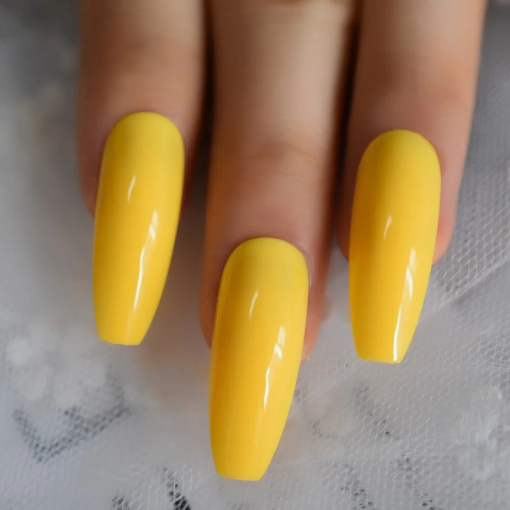 Classical Chinese Red Fake Nails Extreme Long Glossy Sugar Nails for Fingers gel DIY Manticure Tips Party Nail 24-Nail Inspo