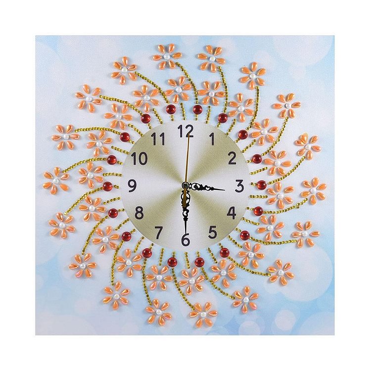 DIY Special Shaped Diamond Painting Sun Flower Wall Clock