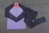 2023 Liverpool Half-Pull Training Suit Purple Jersey 1:1 Thai Quality Set