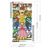 (Grande Taille) Super mario-plein diamant rond peinture-45 * 75cm