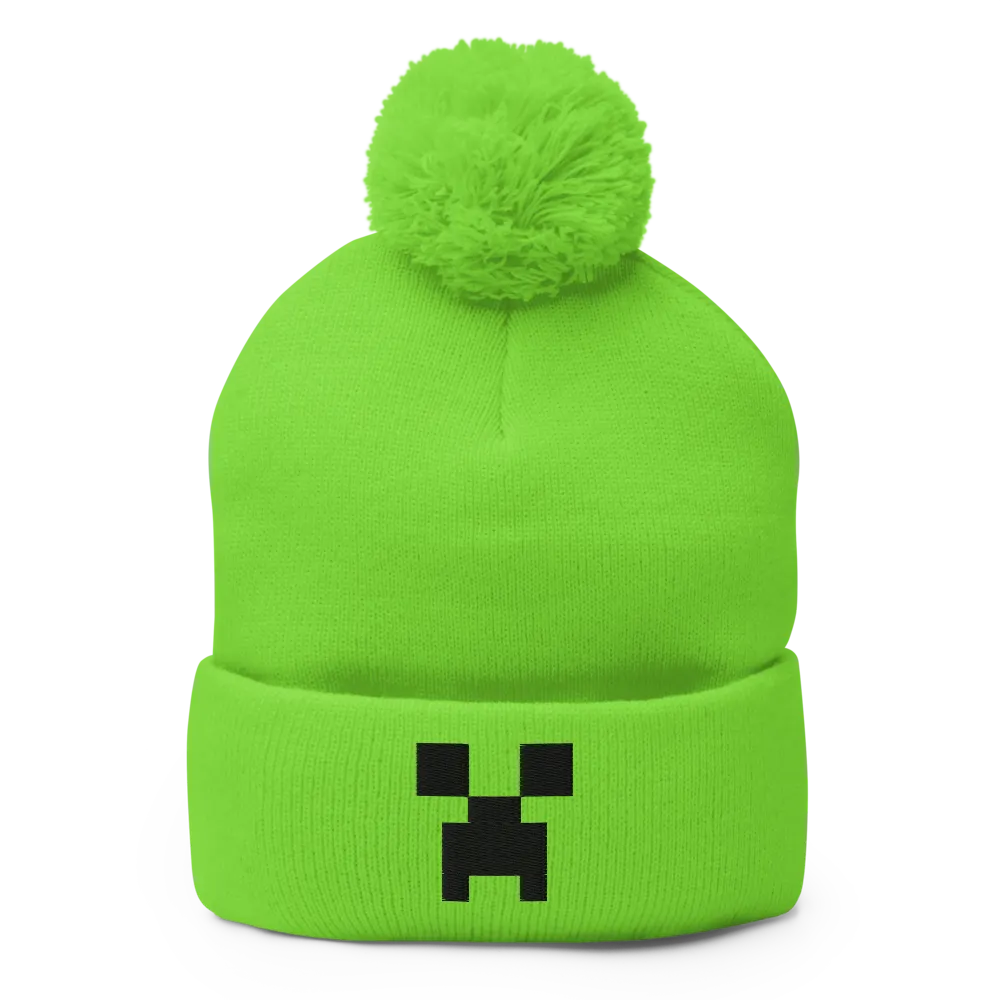 Minecraft Creeper Face Beanie