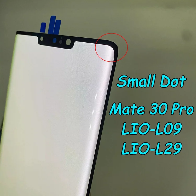 6.53" Original Defect Dot LCD For HUAWEI Mate 30 Pro LCD Display Touch Screen Digitizer Assembly Testing Before Shipment NoFrame