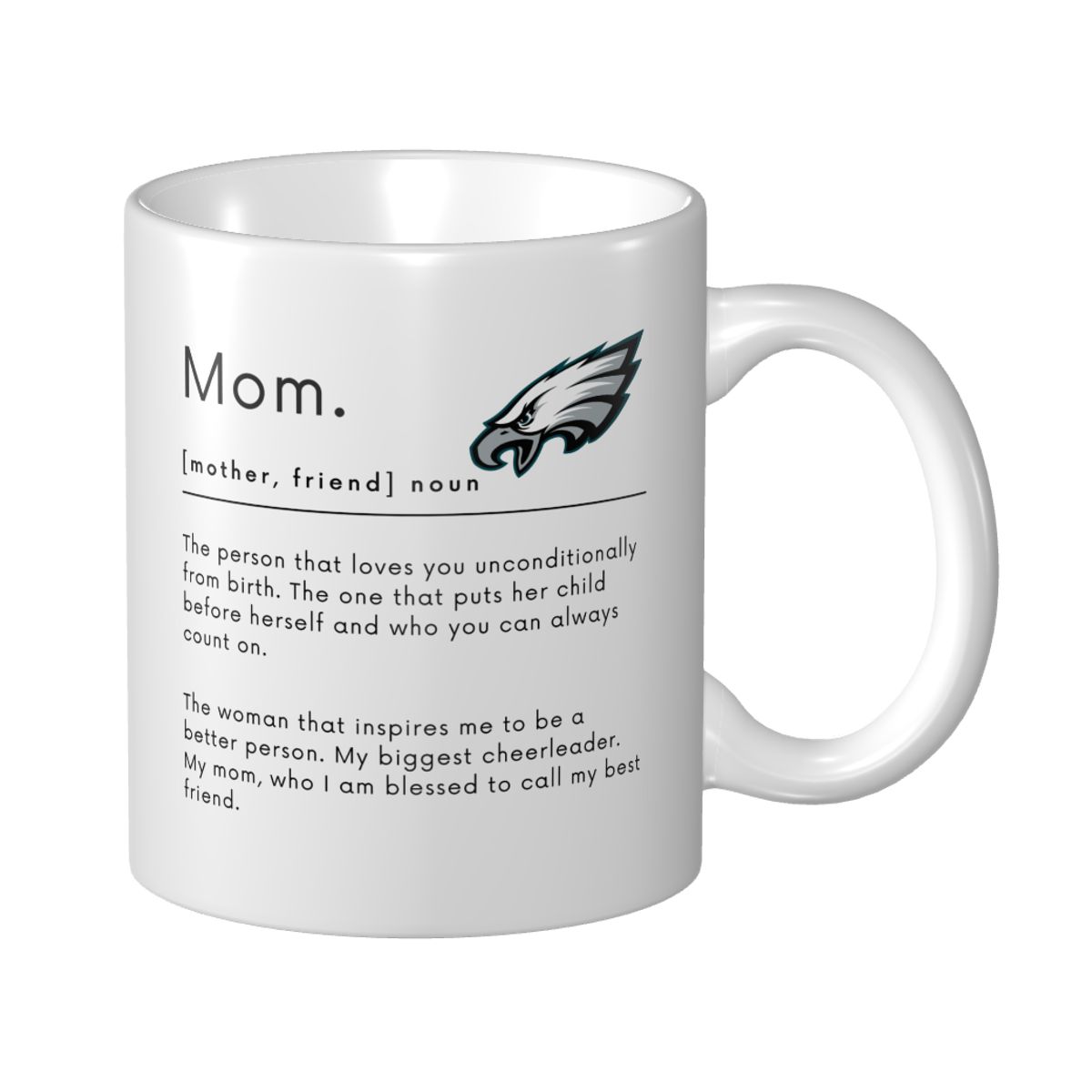 Philadelphia Eagles Mom Dictionary Mother's Day Ceramic Mug