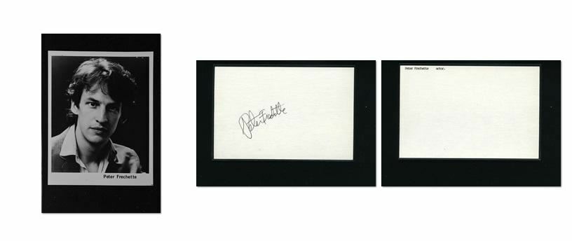 Peter Frechette - Signed Autograph and Headshot Photo Poster painting set - Profiler