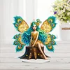 DIY Peacock Elf Special Shaped Diamond Painting Desktop Ornaments