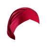 Knot Cap Fashion Solid Color Women Hijab Base Hat