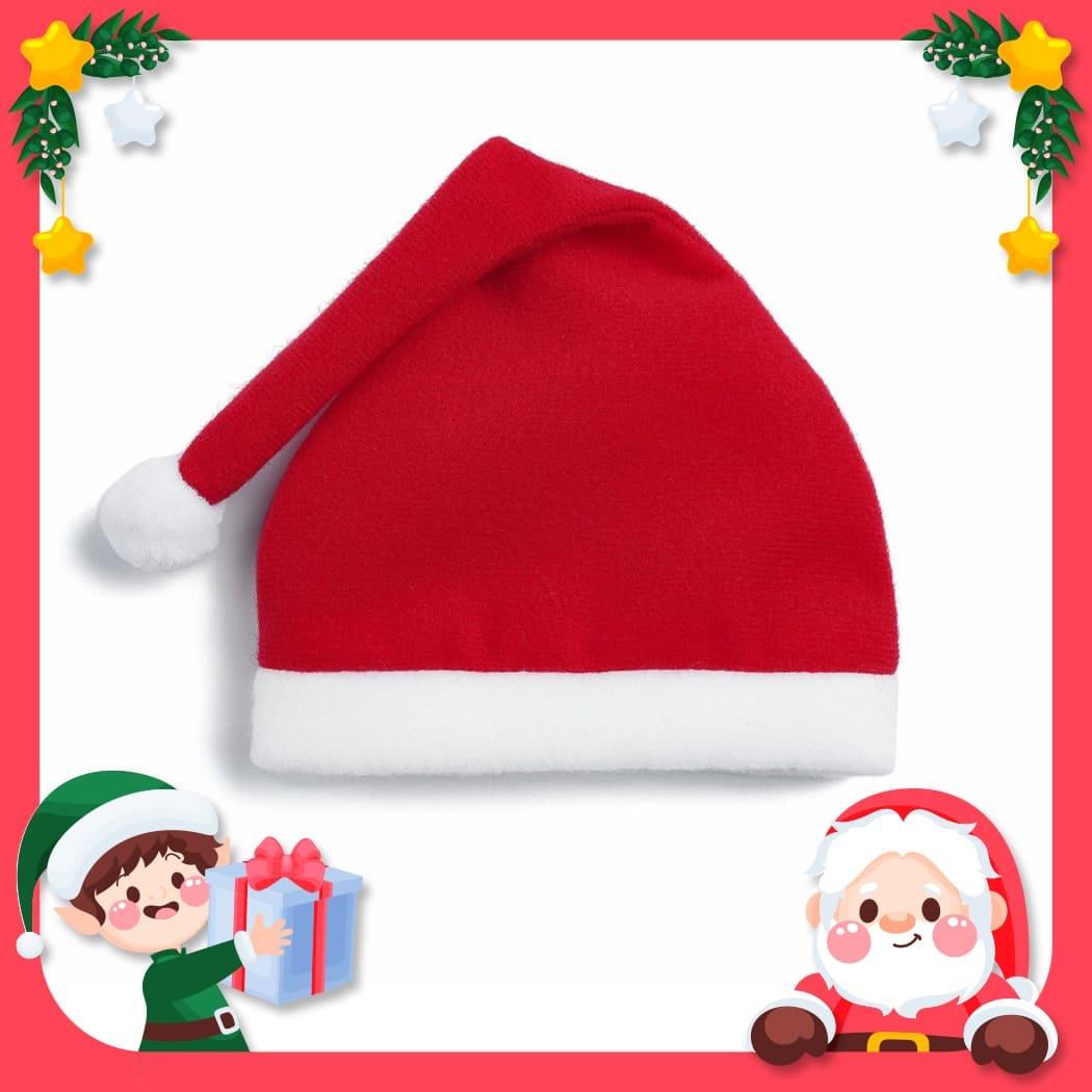 Reborn Baby Christmas Hat - Santa Hat for 12'' Doll