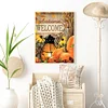 Diamond Painting -DIY Round Drill Pumpkin Letter