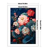 Ink Lotus Bloom-11CT Stamped Cross Stitch 50*70cm (Big Size)
