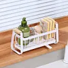 Sink Caddy Organizer & High Brush Holder Kitchen Bathroom Sponge Holder Basket