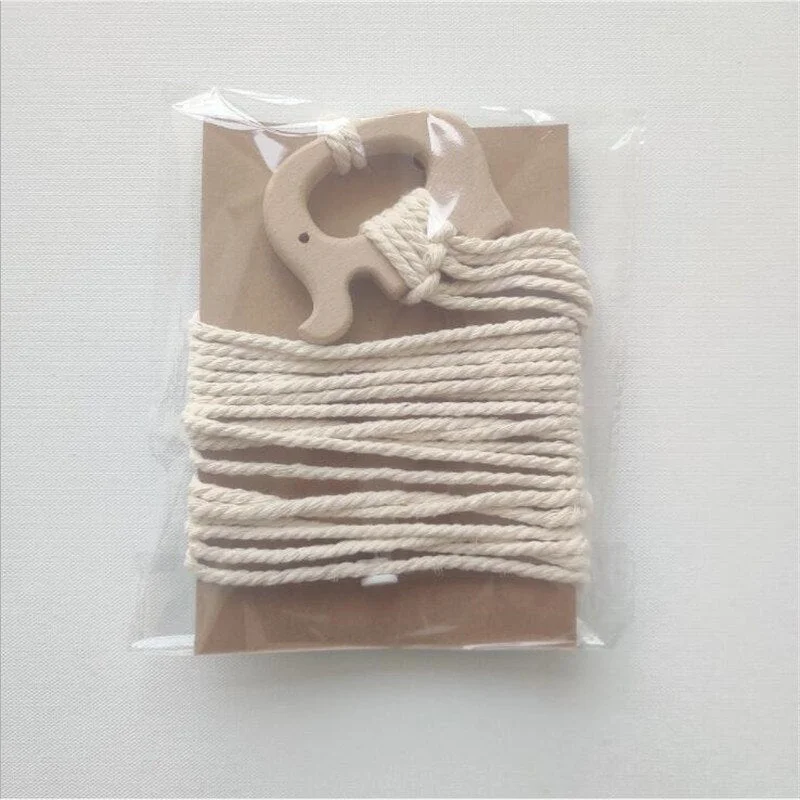 INS Nordic Wooden Baby Hair Clips Holder Cotton Rope Kids Girls Hairpin Storage Belt Photo Organizer Strip Wall Hanging Ornament