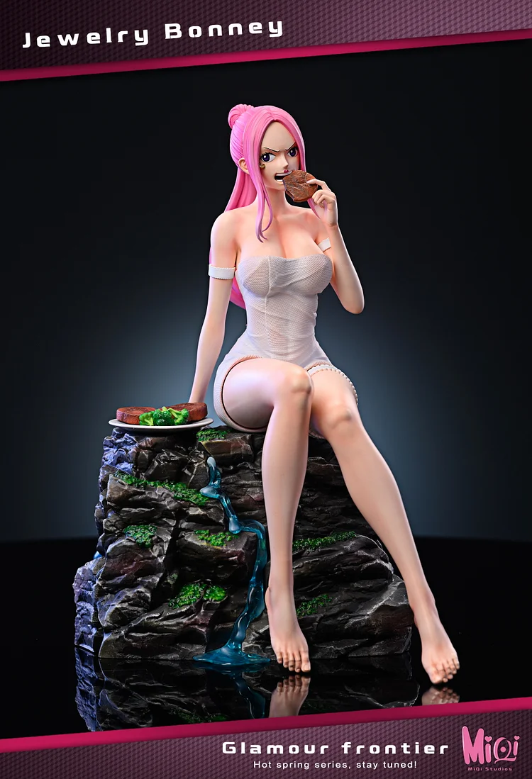 MiQi Studio - One Piece Hot Spring Jewelry Bonney Statue(GK) (Adult 18+)-