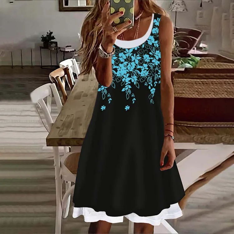 Women's A-line Sleeveless K Everyday 3D Printing Casual Dress