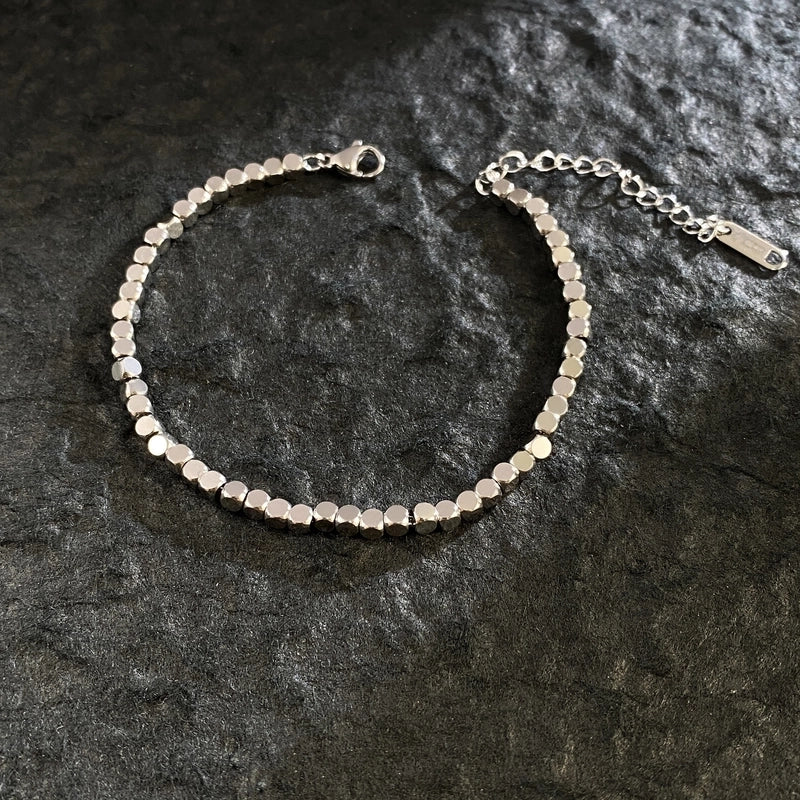 Minimalist Heart Shape Solid Color Titanium Steel 18K Gold Plated Bracelets In Bulk