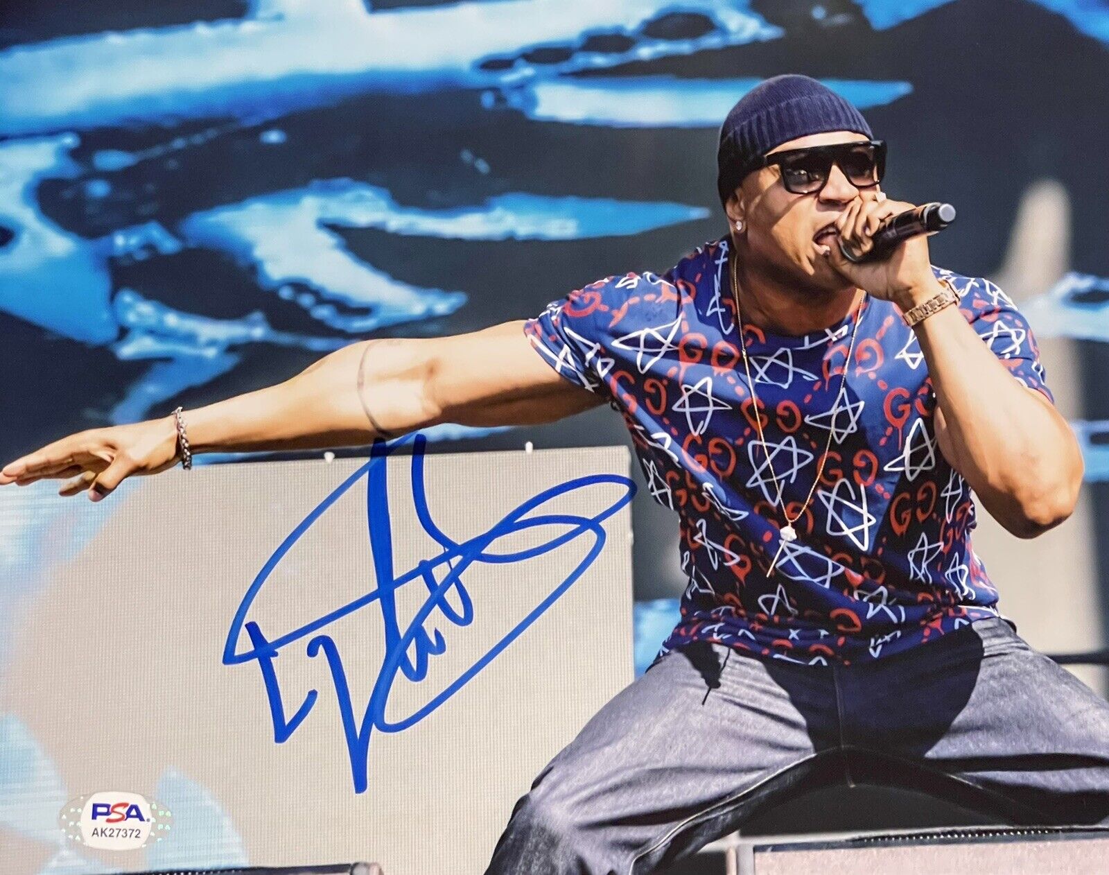 LL Cool J Signed Autographed Rock The Bells Knock You Out 8x10 Photo Poster painting PSA/DNA