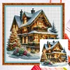 (Multi-Style) Christmas Cottage-11CT Counted Cross Stitch 50*50cm/19.69*19.69in