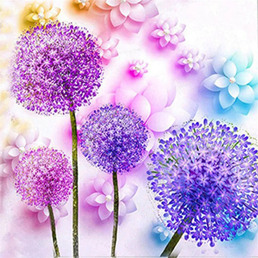 Dandelion - Full Round - Diamond Painting(40*40cm)