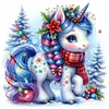 Christmas Unicorn-14CT Counted Cross Stitch 40*40cm/15.75*15.75in