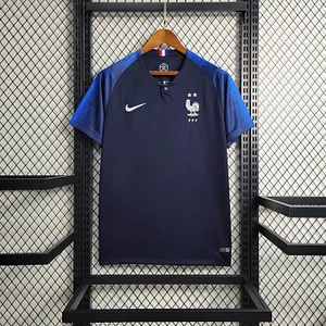 2018 Retro France Home Football Shirt 1:1 Thai Quality