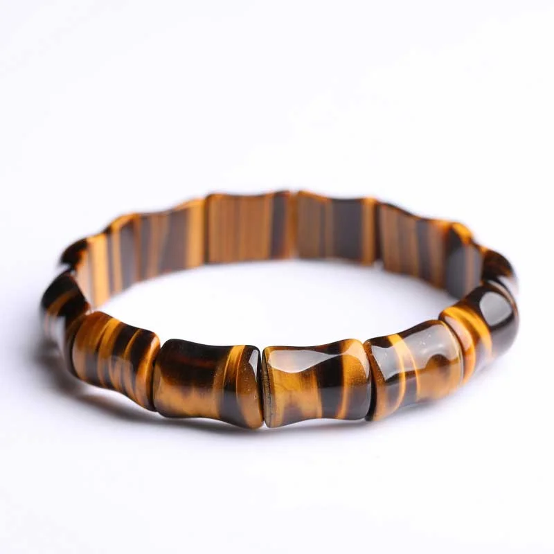 Natural Tiger Eye Strength Protection Bracelet