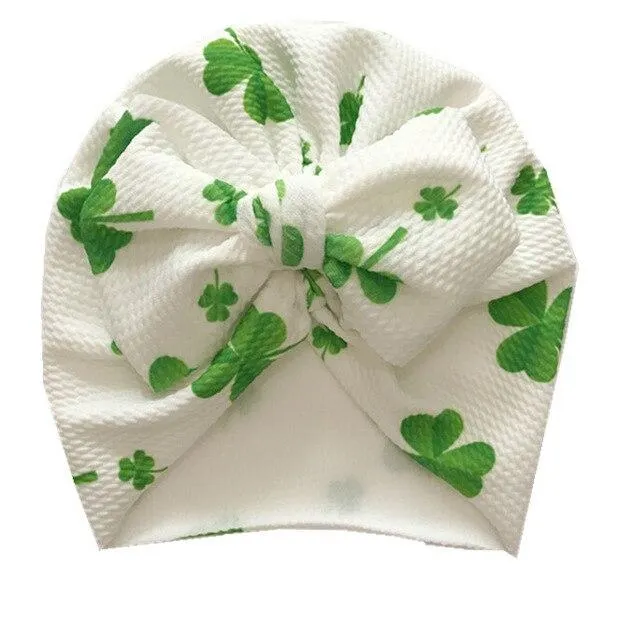 2019 Baby Accessories Cute Newborn Baby Infant Girl Boys Toddler Comfy Bowknot Hospital Cap Beanie Hat Colorful Caps Kids Gifts