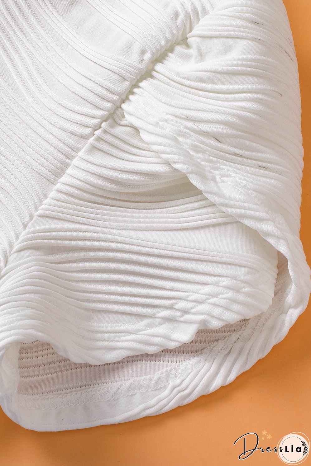 V-Neck Petal Sleeve Blouse