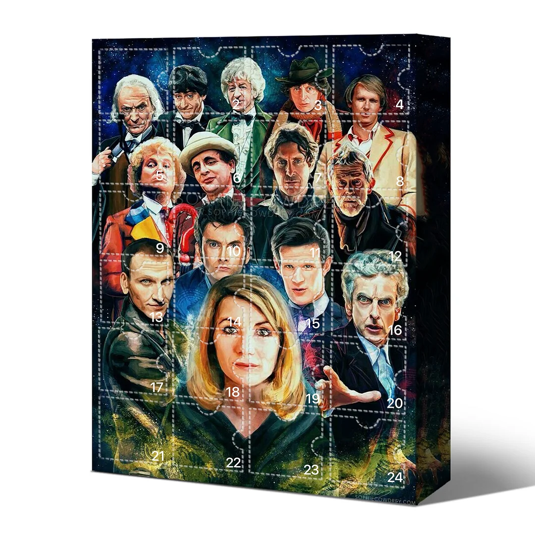 Doctor Who Advent Calendar The One With 24 Little Doors