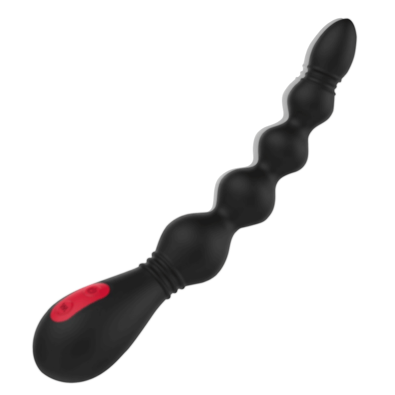 9 Speed Anal Beads Vibrator G Spot Vagina Clitoris Stimulator - Rose Toy