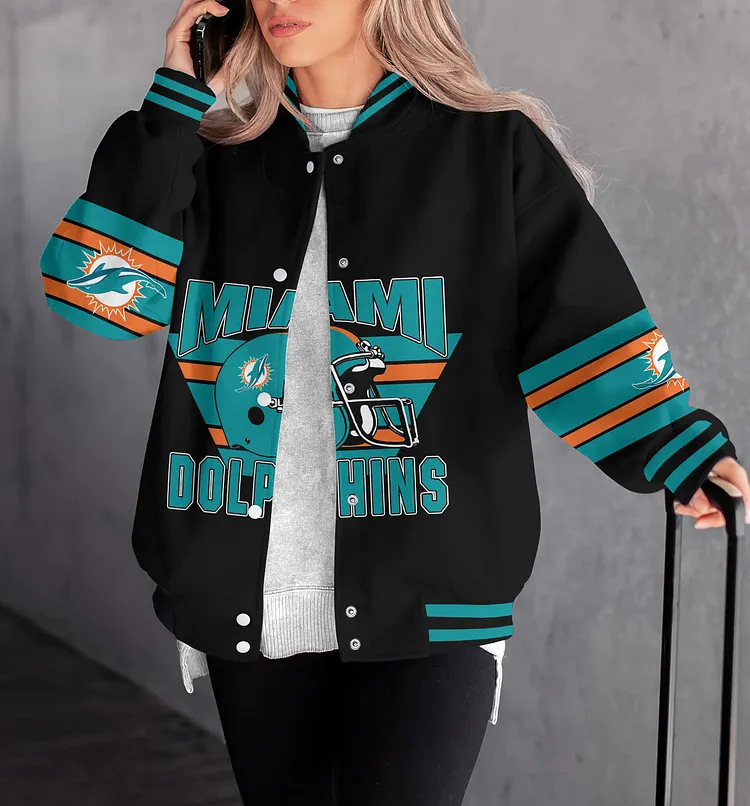 Miami Dolphins Limited Edition Full-Snap Casual Jacket