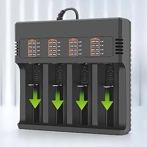 18650 Battery Charger 4 Bay