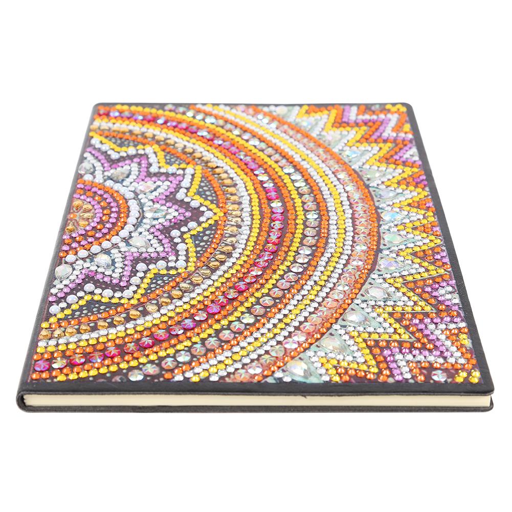 

Mandala-DIY Creative Diamond 50 Pages A5 Notebook, 501 Original