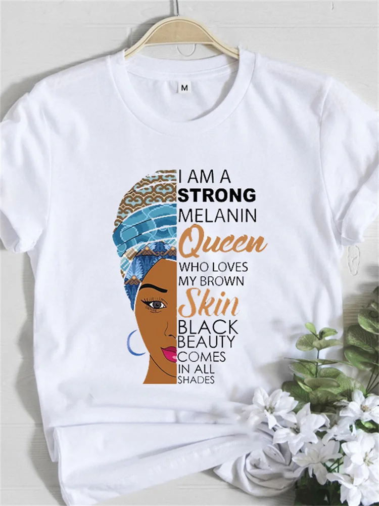 Black Women Attitude Graphic T Shirt