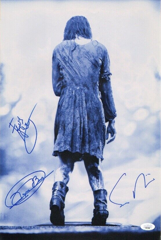 EVIL DEAD 2013 Cast x3 Authentic Hand-Signed SAM RAIMI