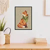 Fox-14CT Counted Cross Stitch 24*33cm/9.45*12.99in