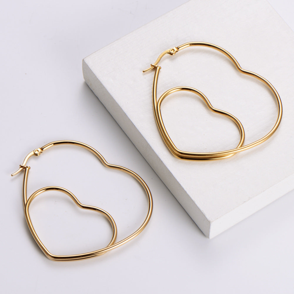 Aml [2021 Promotional Model] Women'S Simple Earrings For Shopping And Wear Korean Fashion Autumn Model