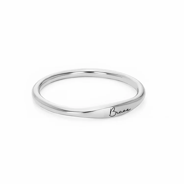 Personalized Women's Ring Custom Name Ring Birthday Gift for Ladies Girls