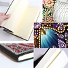 5D Diamond Painting Notebook 50 Pages A5 Diamond Art Diary Book (Purple Cross)